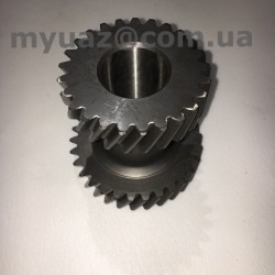 Блок шестерен вала промеж. УАЗ-469(31512),452,3160 Блок шестерен вала промеж. УАЗ-469(31512),452,3160