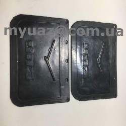 Брызговик резиновый (фартук) УАЗ 452 469 Хантер 215*330 передний (левый+правый) Брызговик резиновый (фартук) УАЗ 452 469 Хантер 215*330 передний (левый+правый)