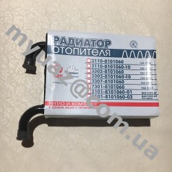 Радиатор отопителя УАЗ-3160 медный 3-х рядныйШААЗ Радиатор отопителя УАЗ-3160 медный 3-х рядныйШААЗ